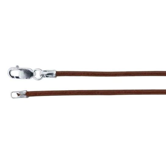 Wild Sunflower Silver Brown Leather Cord