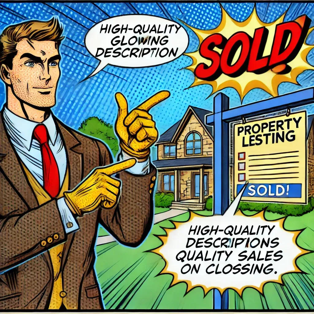A man in a suit and tie is pointing at a sold sign in front of a house.