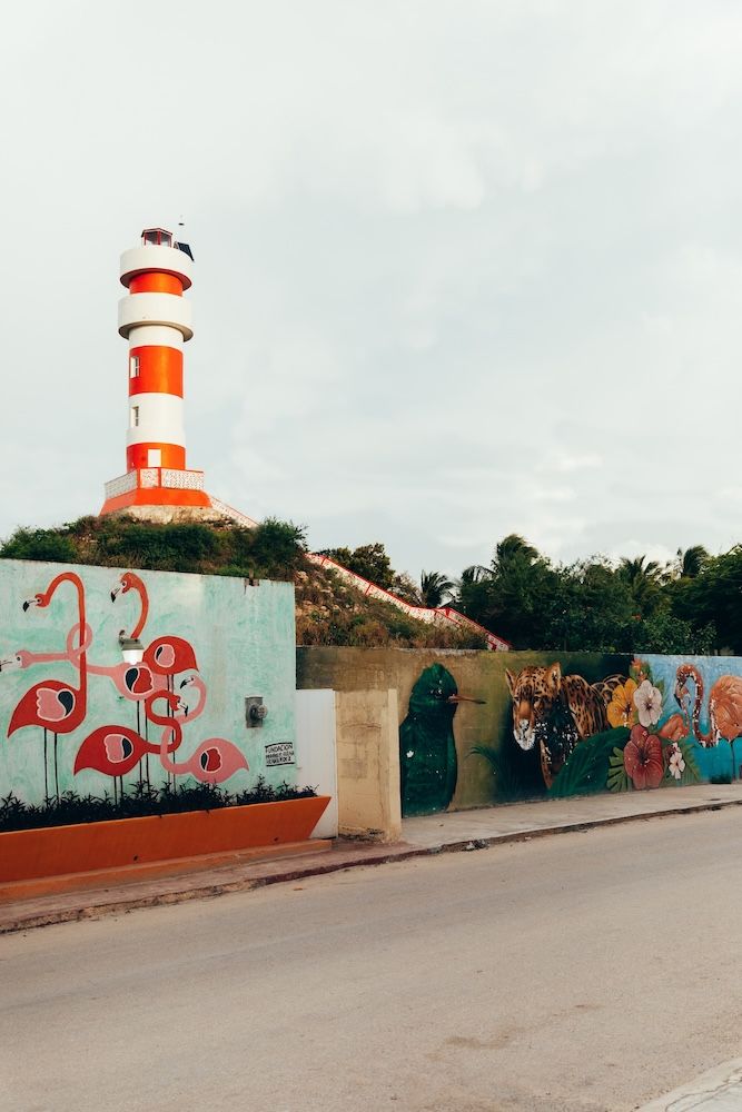 El Faro en El Cuyo Yucatan