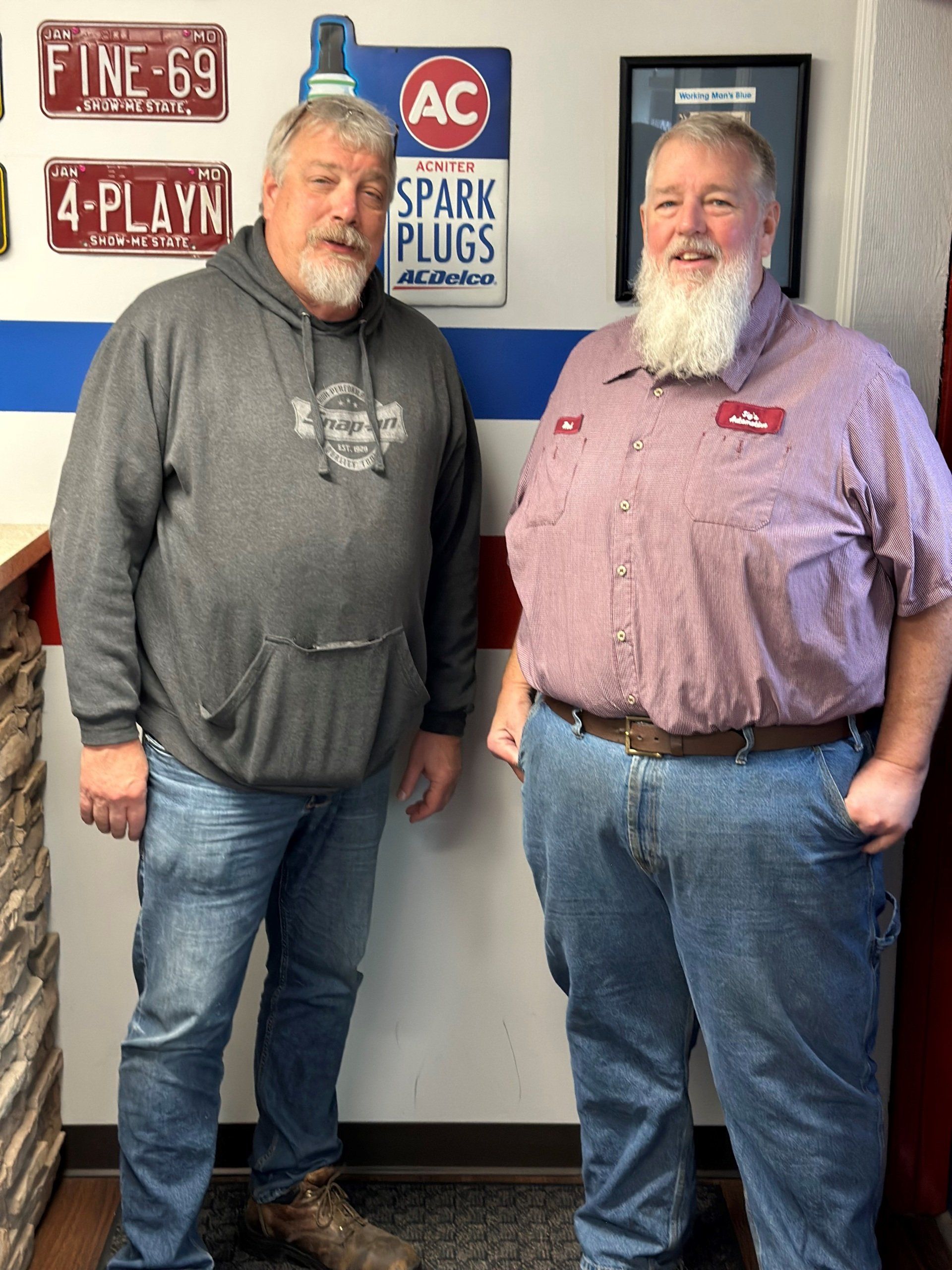 Two happy Men — O'Fallon, MI — Sig's Automotive