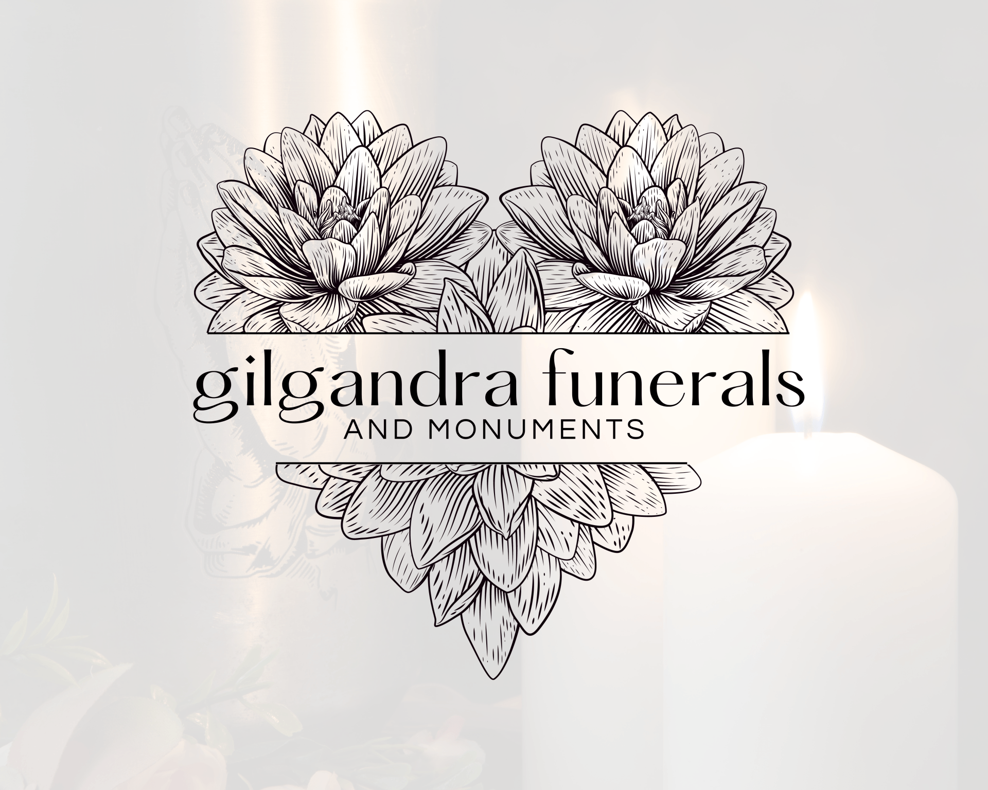Tombstones With Flowers — Funeral Director in Gilgandra, NSW