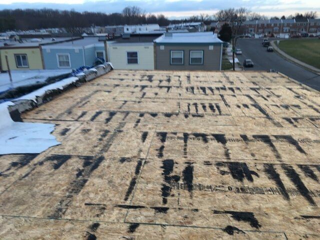 Flat Roof Before Repairs