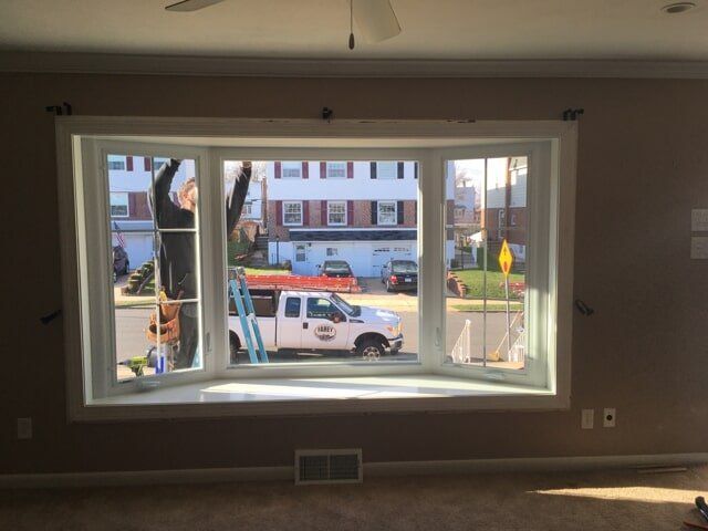 During Window Installation