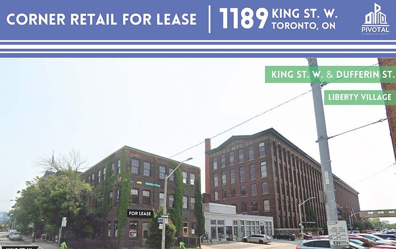 1189 KING ST. W. | TORONTO, ON