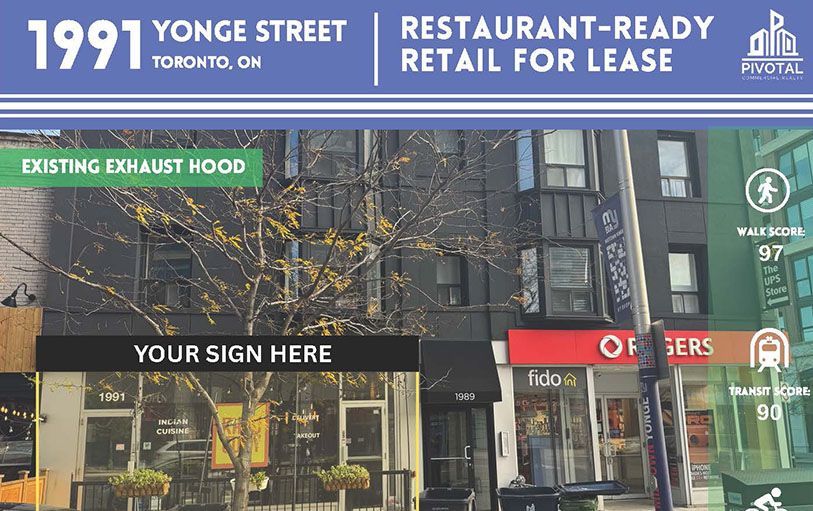 1991 YONGE ST.  | TORONTO, ON