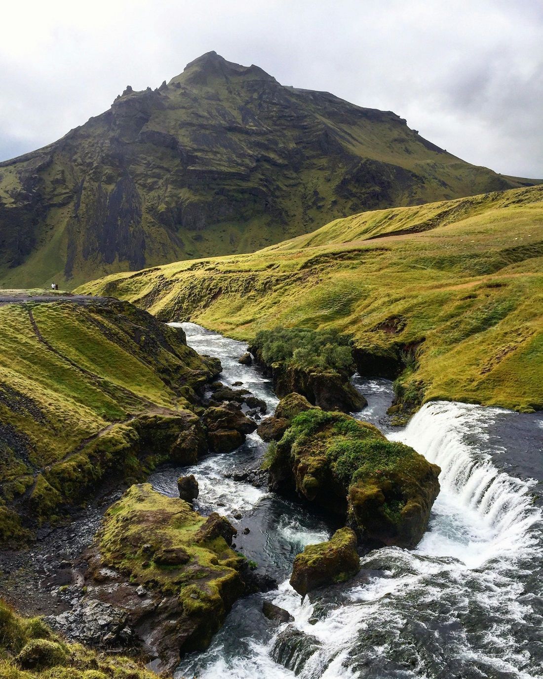 overweldigende natuur op IJsland