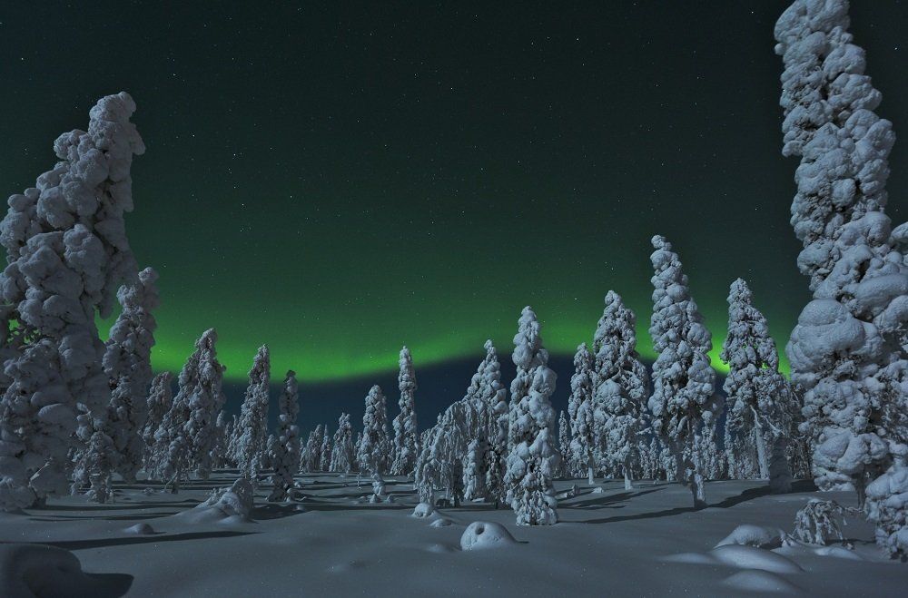 Noorderlicht in Fins Lapland