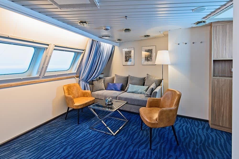 kamer van Cabin M4 op de MS Nordkapp