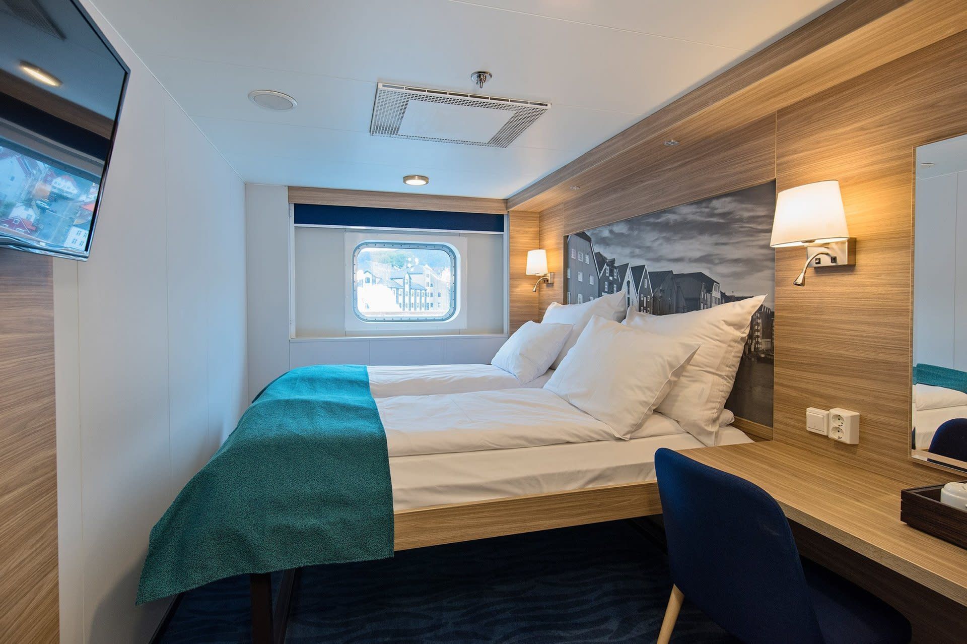 Cabin P2D op de MS Nordnorge