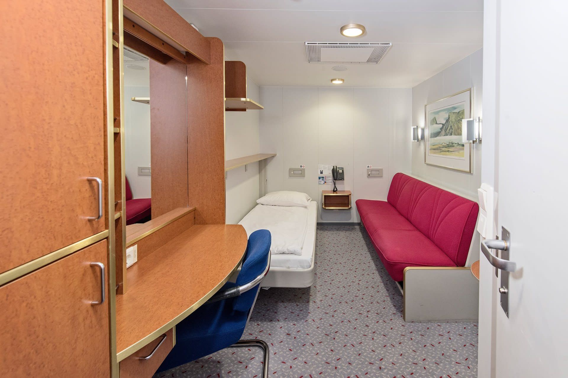 Cabin I2 op de MS Nordnorge