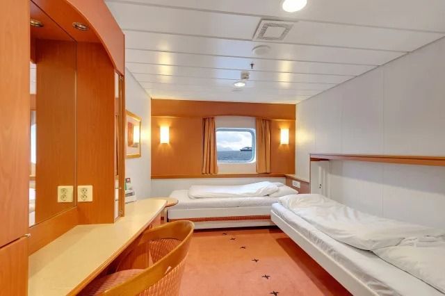 Cabin N2 op de MS Trollfjord