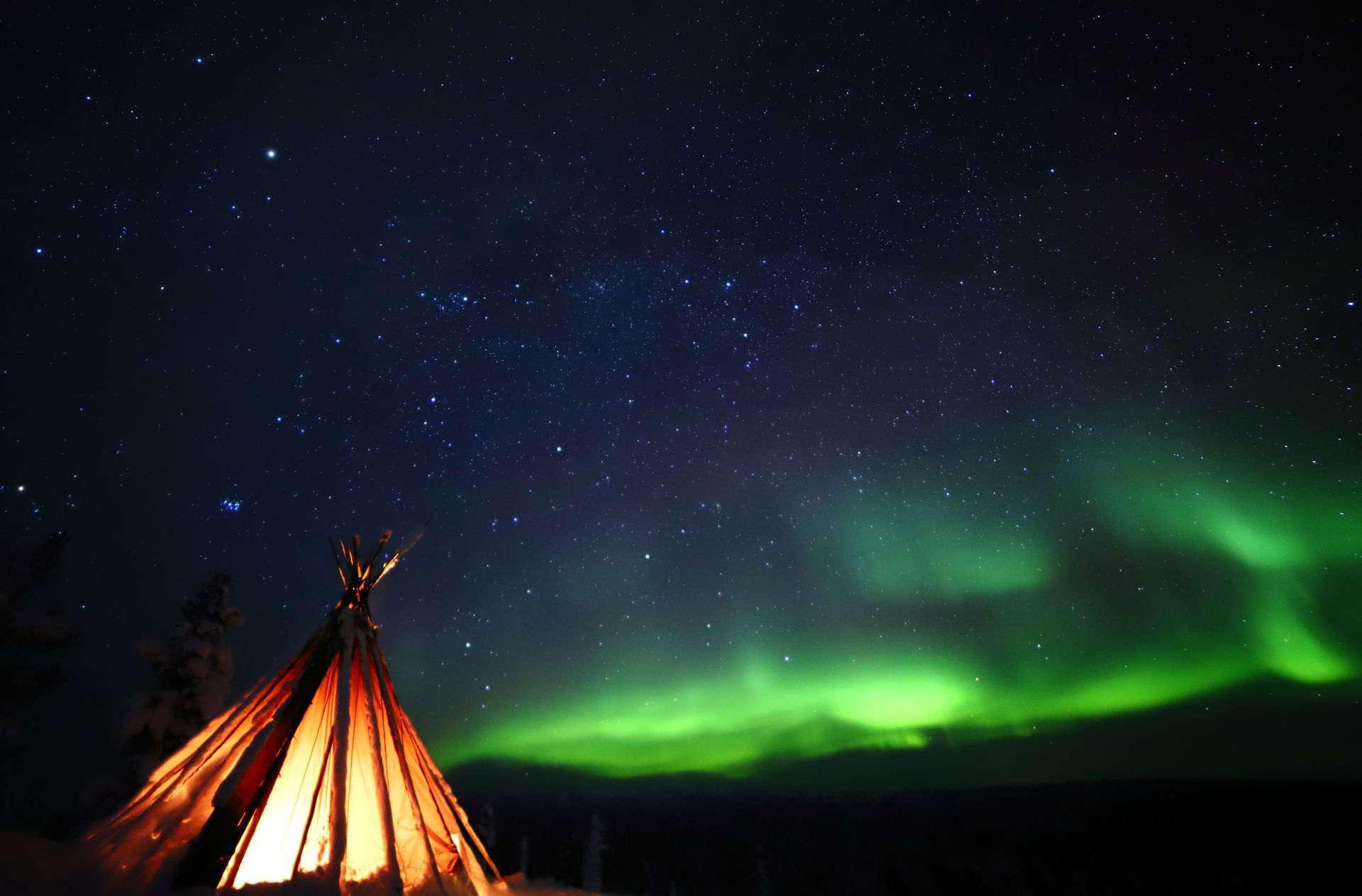 Het magische Noorderlicht in Lapland