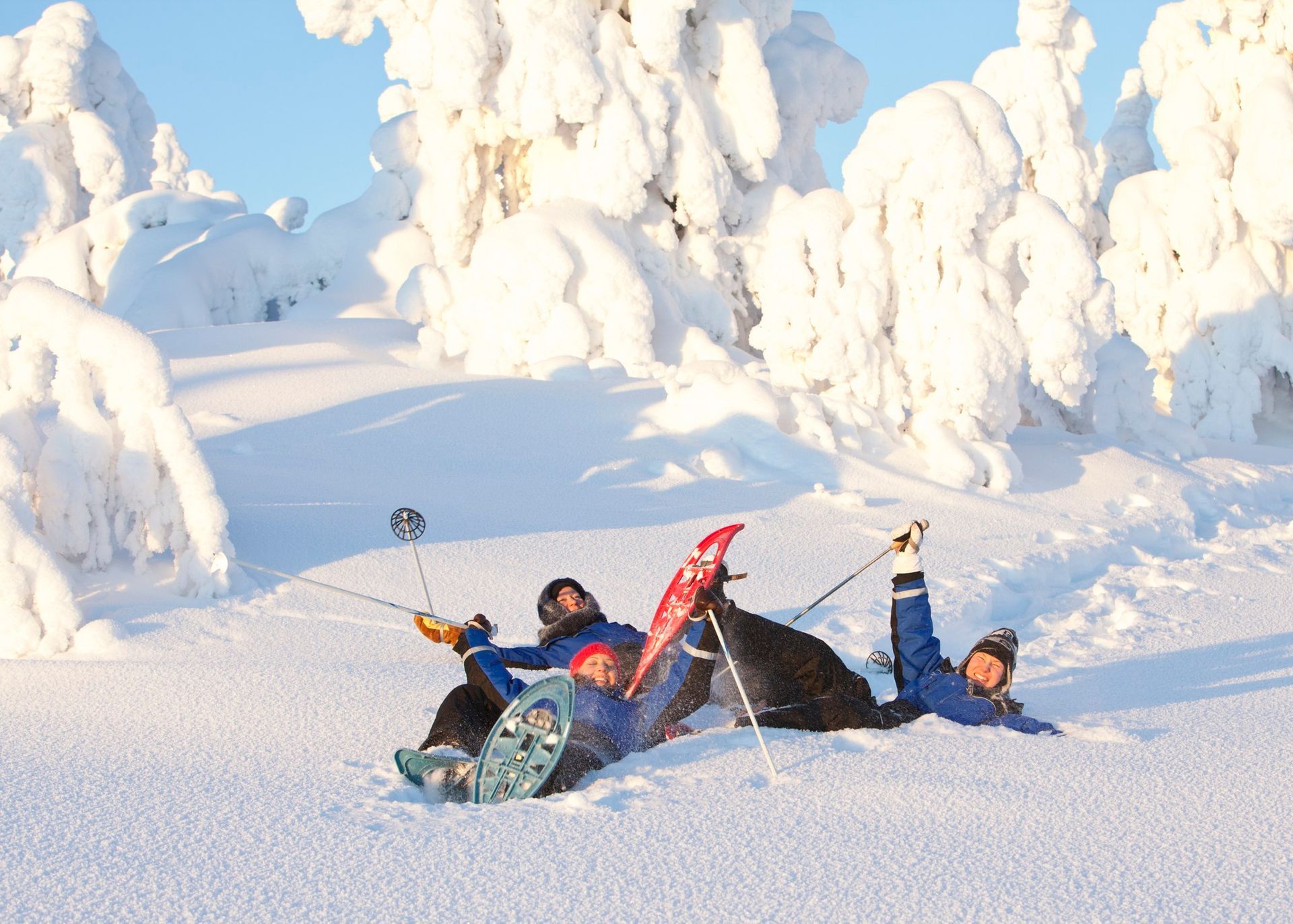 Sneeuwschoenwandelen in Lapland
