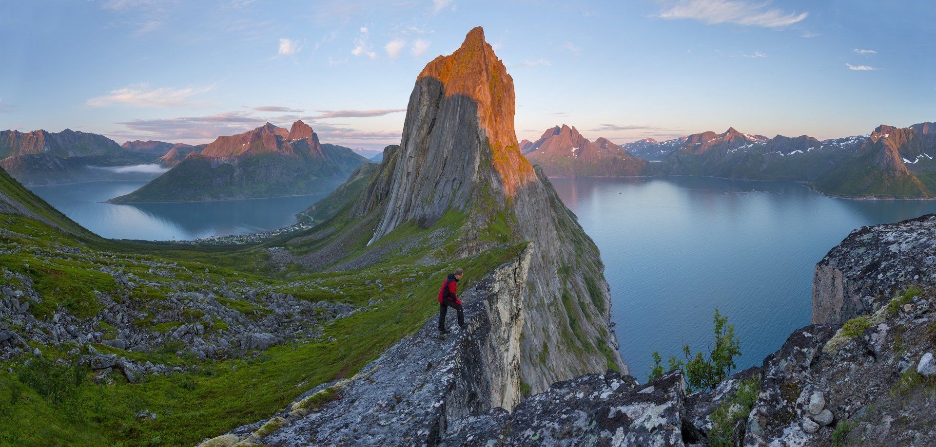 De berg Segla in Noord-Noorwegen