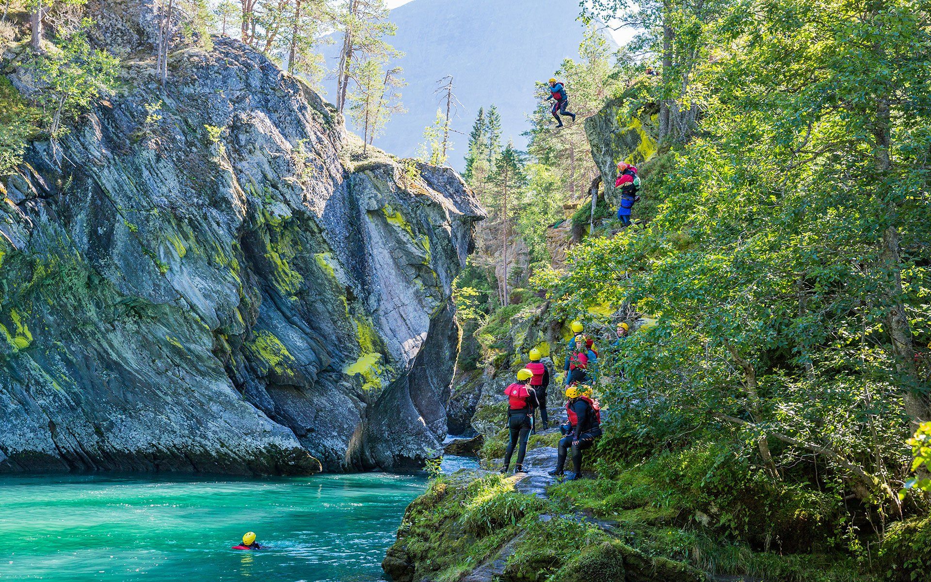 Canyoning in Noorwegen