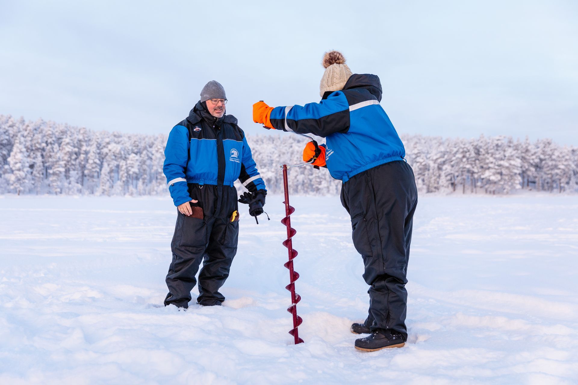 IJsvissen tijdens uw winterreis in Lapland