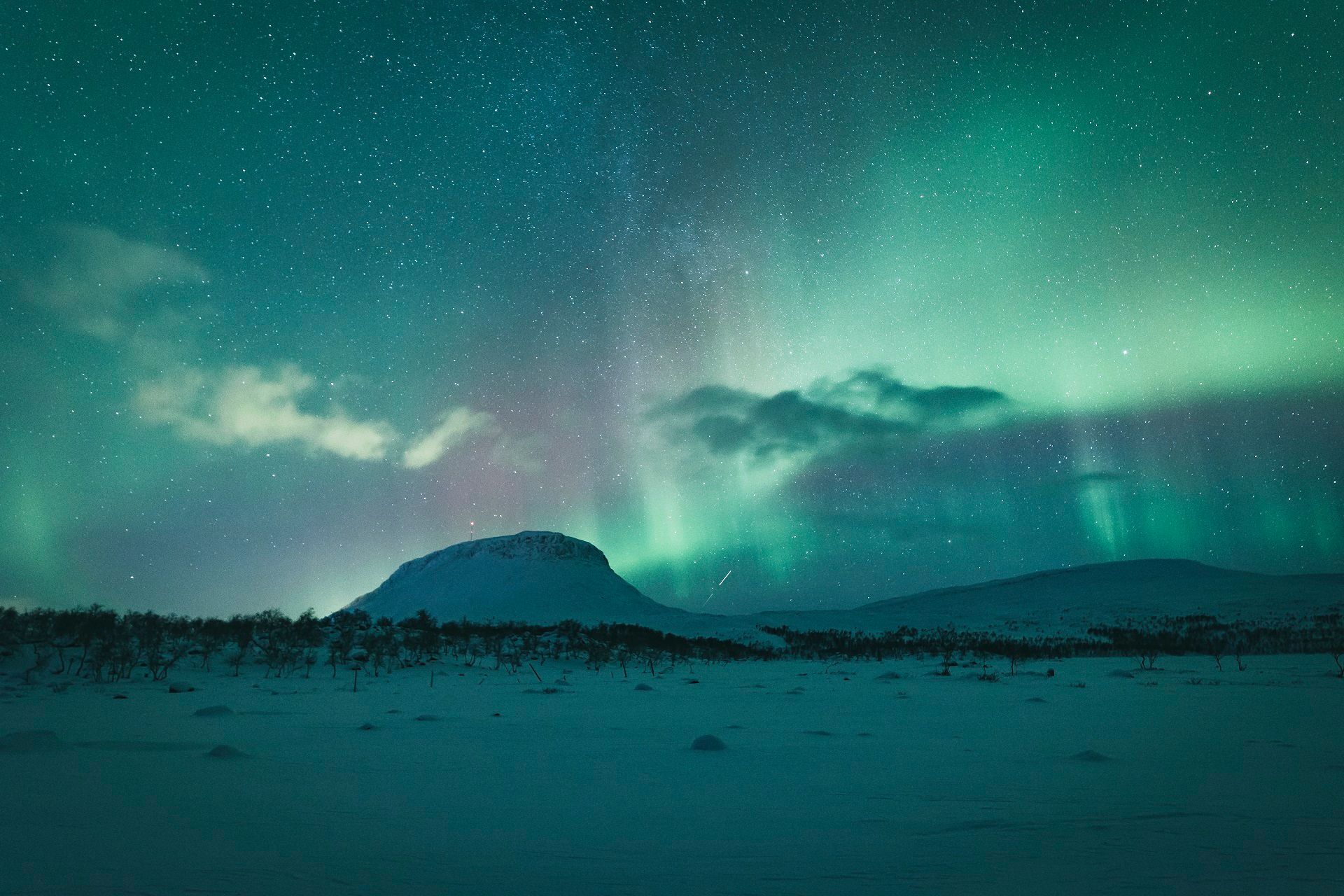 Het Noorderlicht is overal te zien in Lapland