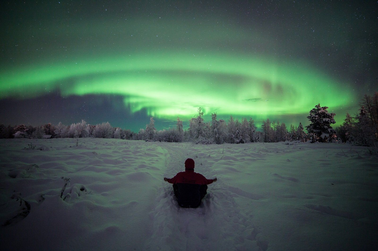 Ontspannen genieten van het Noorderlicht in Lapland