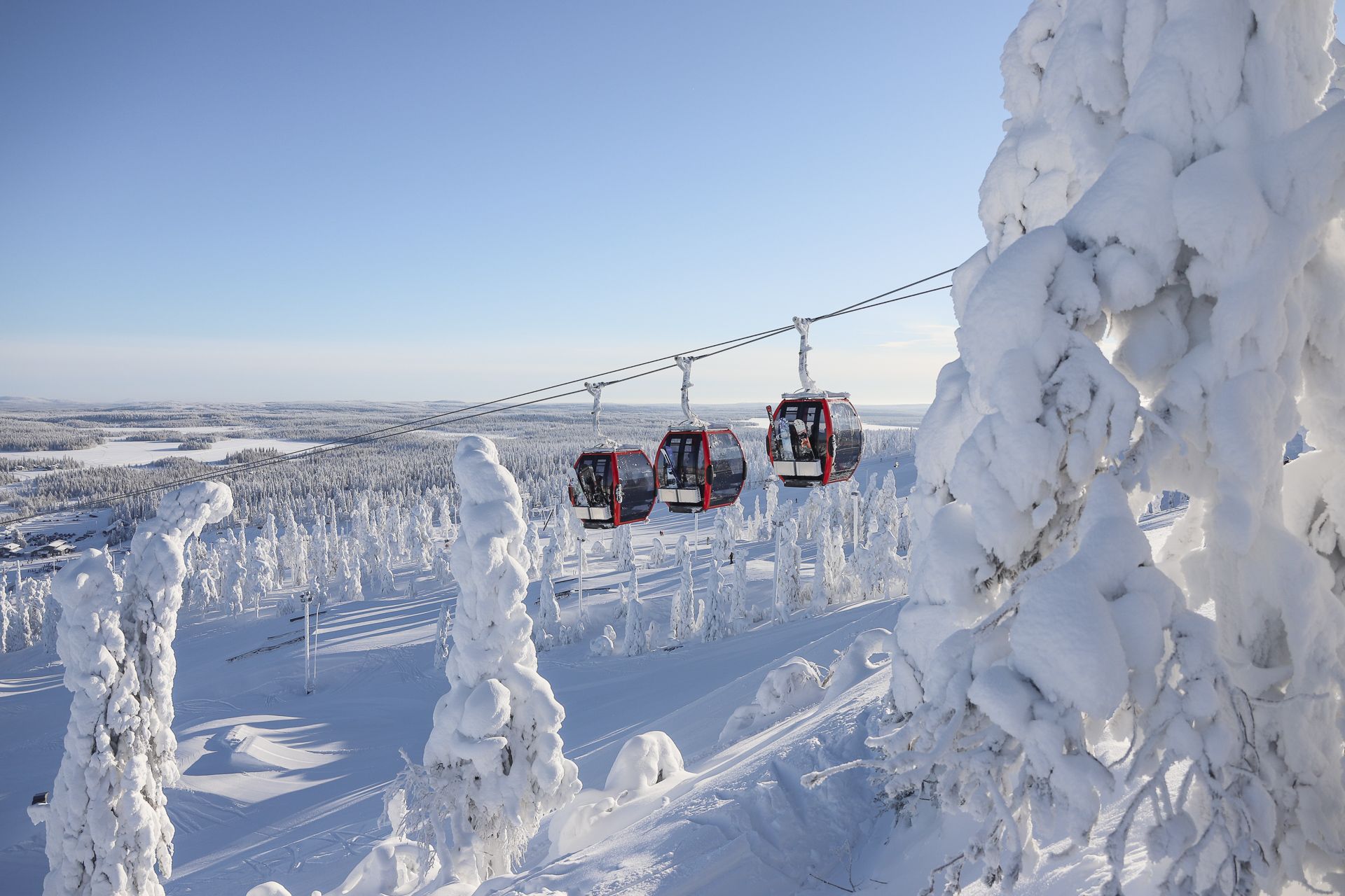 Skiën in Ruka, Lapland