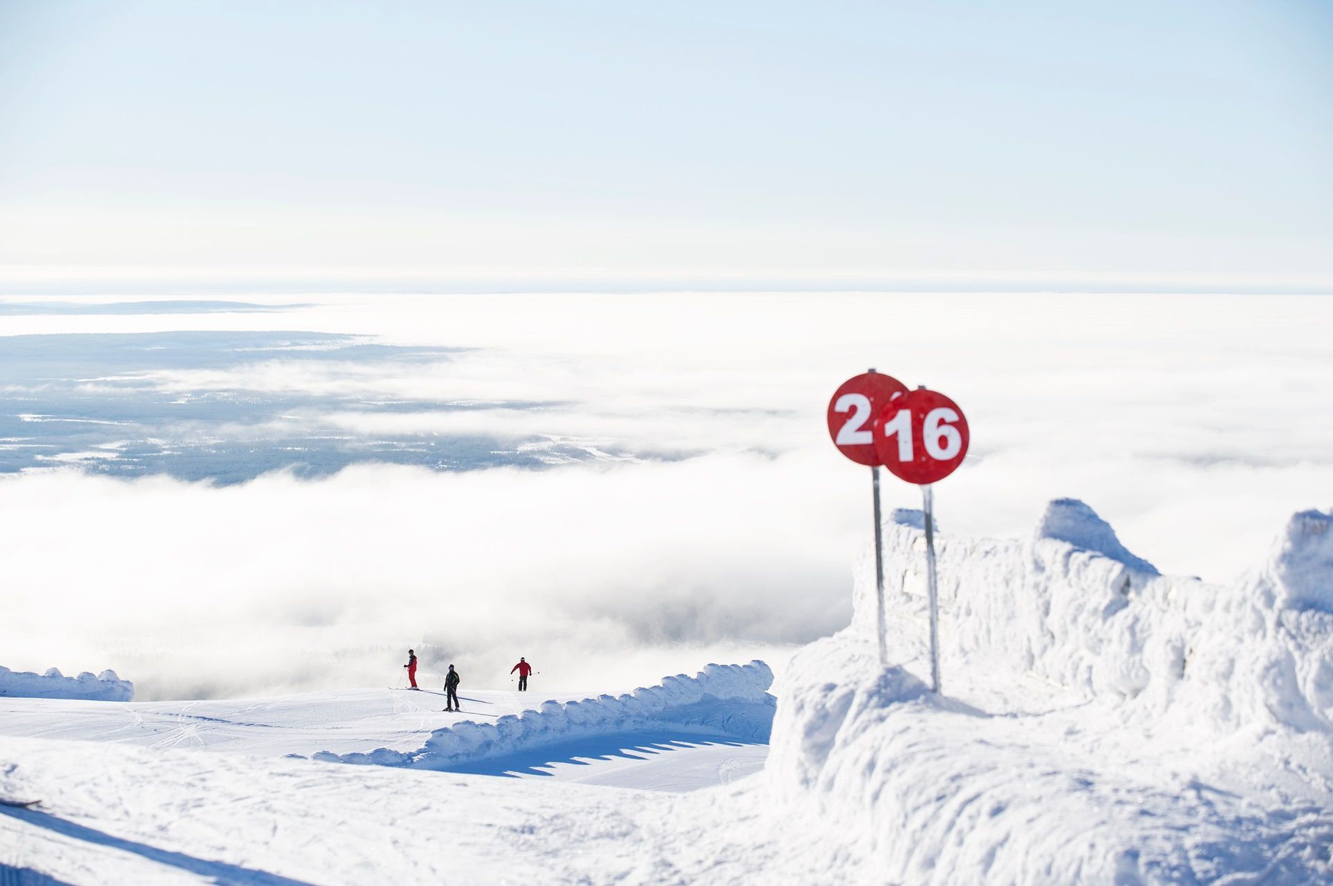 Skiën in Ylläs, Lapland