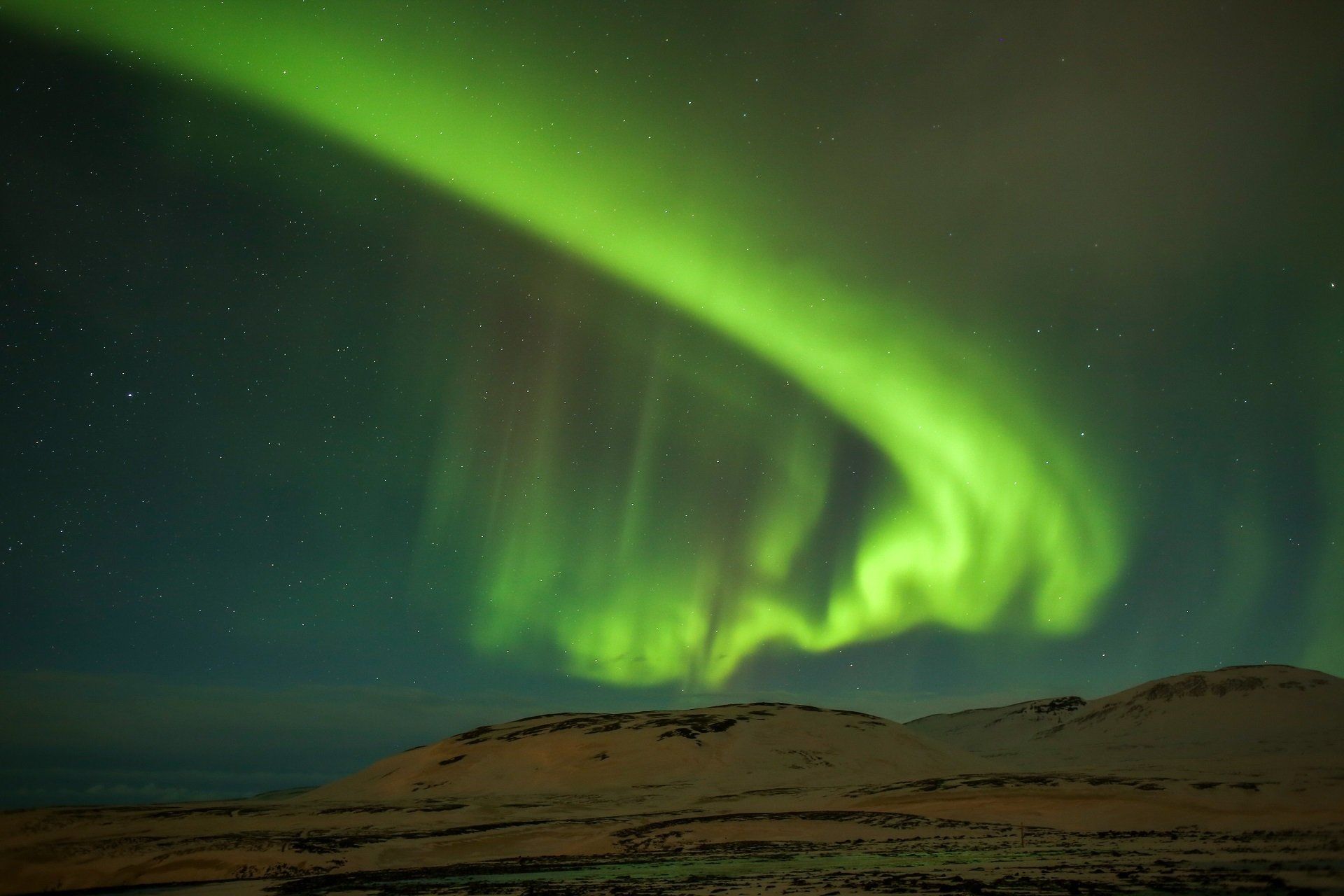 Noorderlicht in Noord IJsland