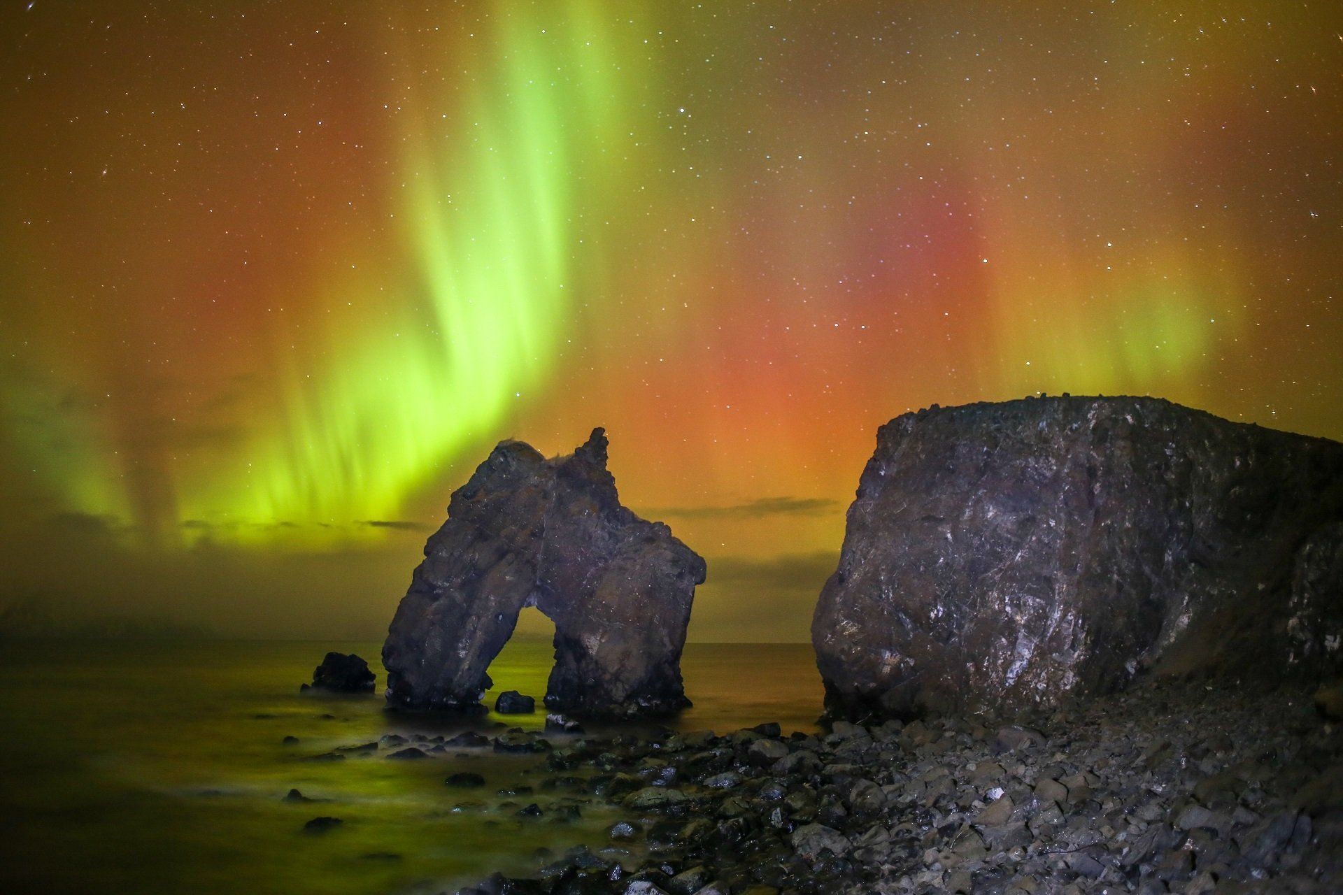 IJsland, perfect voor het zien van het Noorderlicht