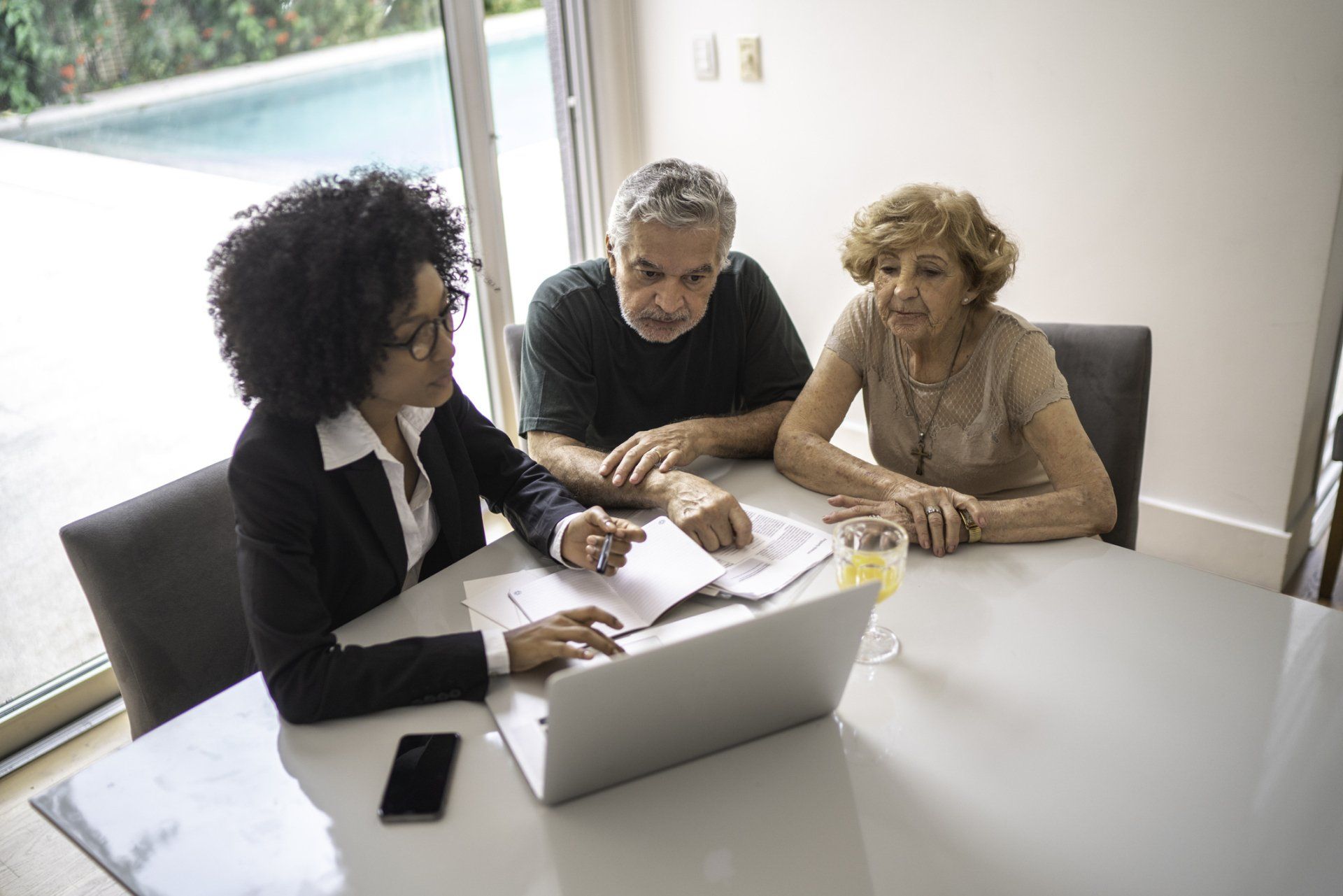 Financial Advisor Helping the Senior Couple - Clovis, CA - Blankenship & Company