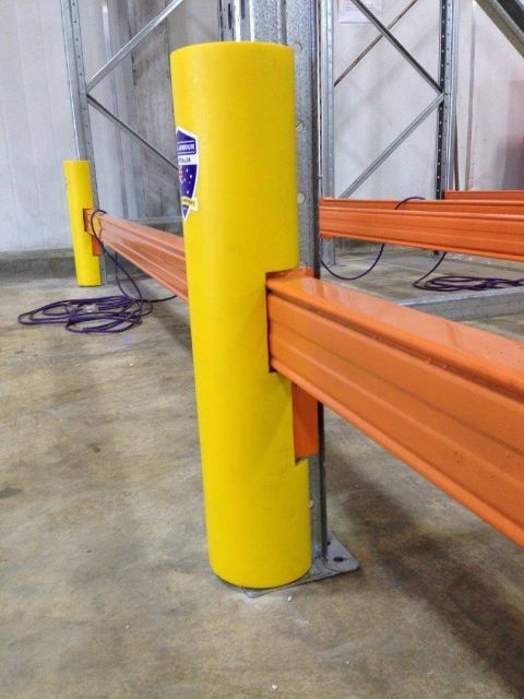 Photo Of Metal Beam With Rack Protector — Chipping Norton, NSW — Rack Armour