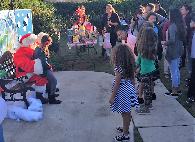 Santa and Kids