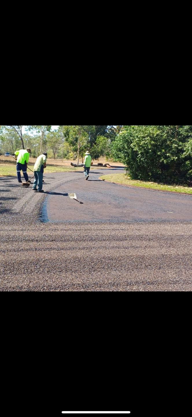 A Large House With A Driveway Leading To It — Territory Bitumen Services In Tivendale, NT