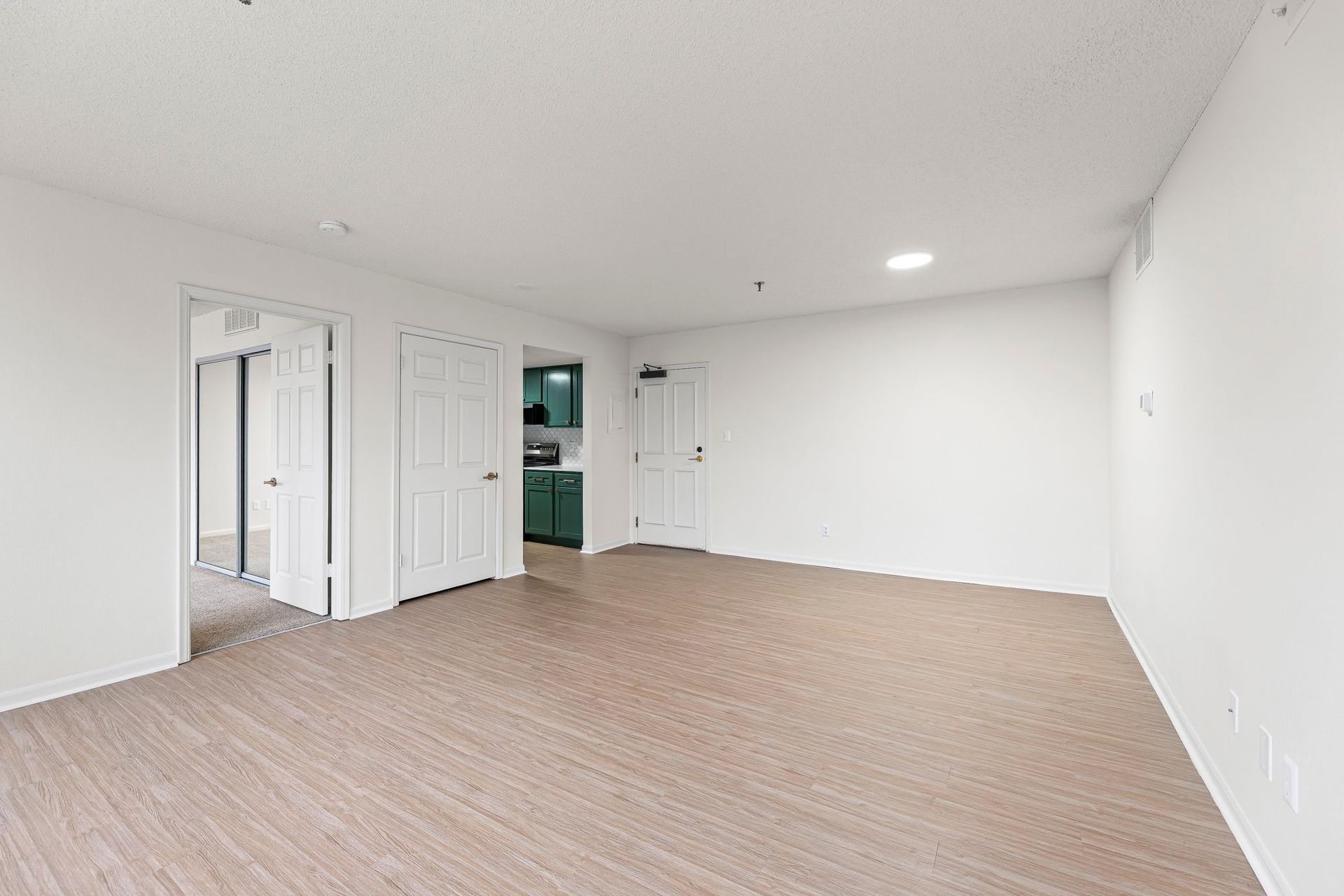 Updated apartment interior with elegant renovations