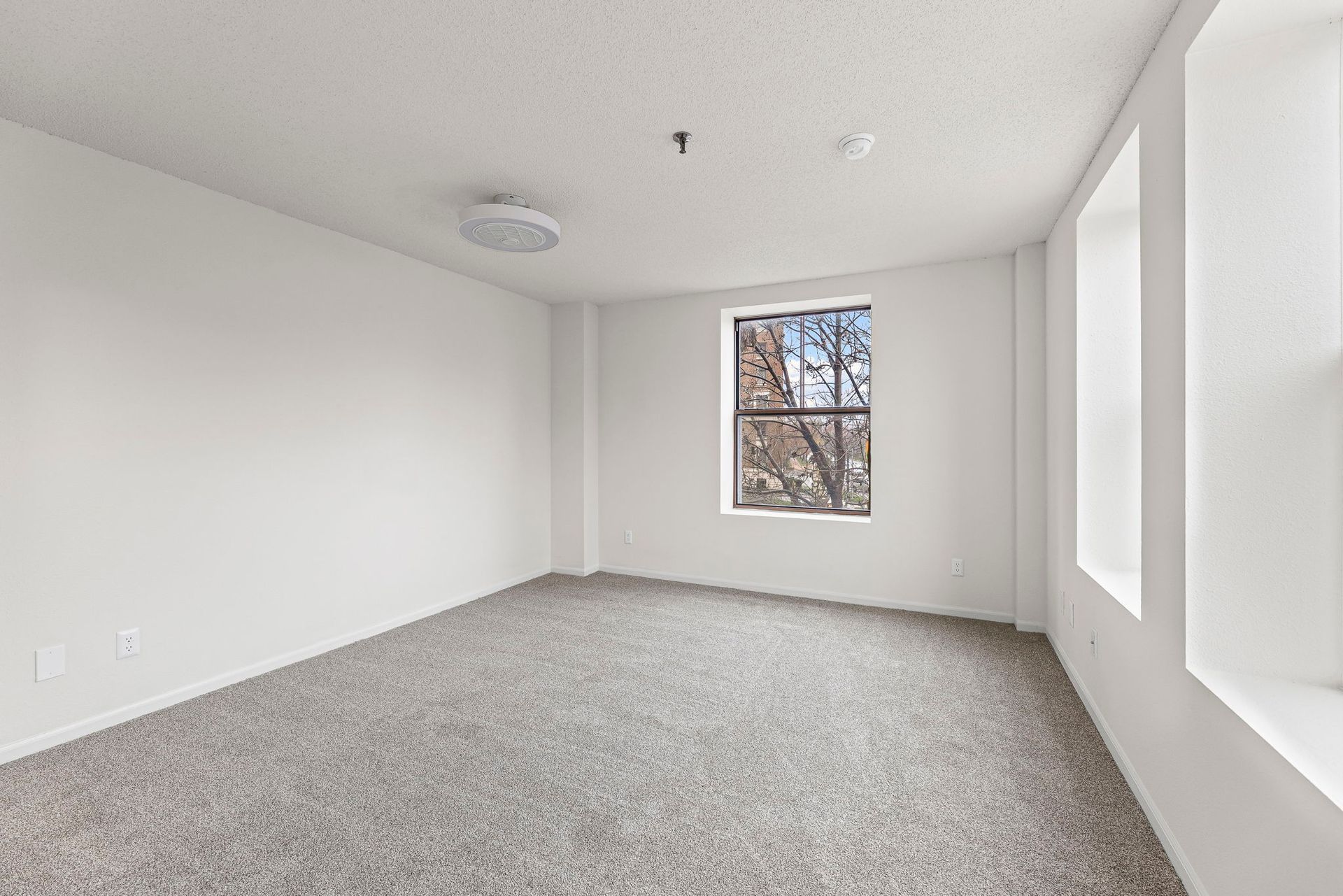 Renovated apartment interior with upscale details