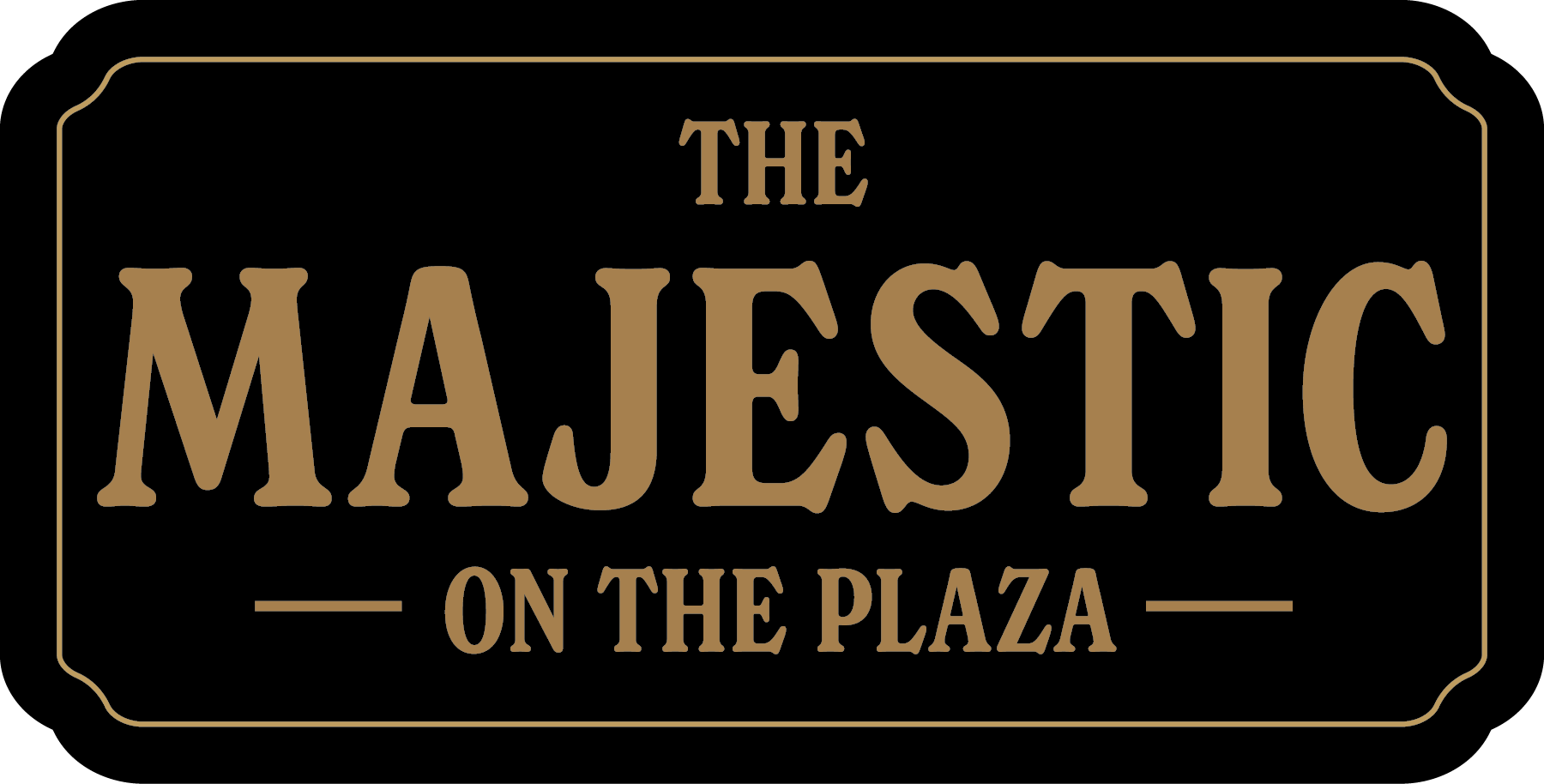 The Majestic on the Plaza Logo - Click to go to the home page 