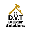 A logo for a company called d.v.t builder solutions