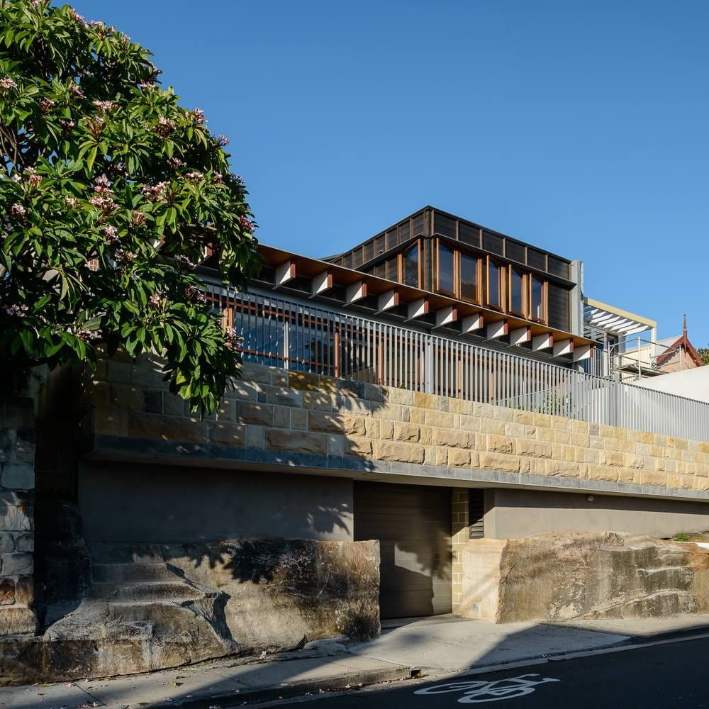 Modern House Built on a Stone Foundation With a Wooden Facade — S D Maintenance In Terrigal, NSW