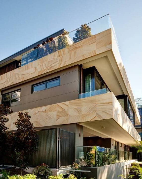 Modern Multi-story Building With Sandstone Facade — S D Maintenance In Bateau Bay, NSW