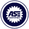 A dark blue ASE certification logo inside a circle.