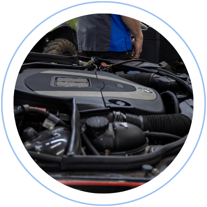 Belts and hoses inspection during routine maintenance service