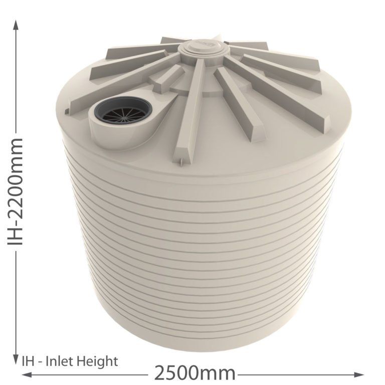 Round Poly Water Tanks Central QLD.