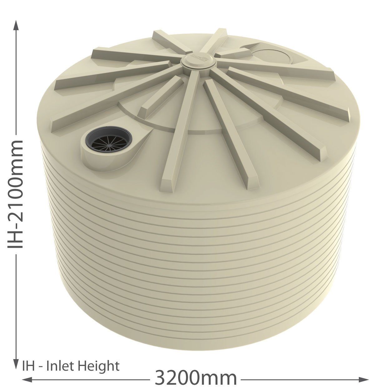 Round Poly Water Tanks Central QLD.