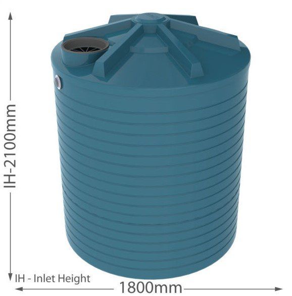 Round Poly Water Tanks Central QLD.