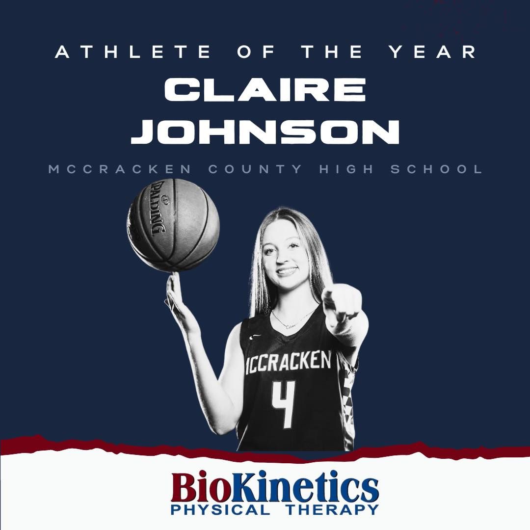 Claire johnson is the athlete of the year for biokinetics physical therapy