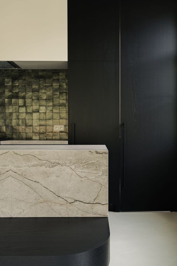 An artist 's impression of a white house with a brown roof