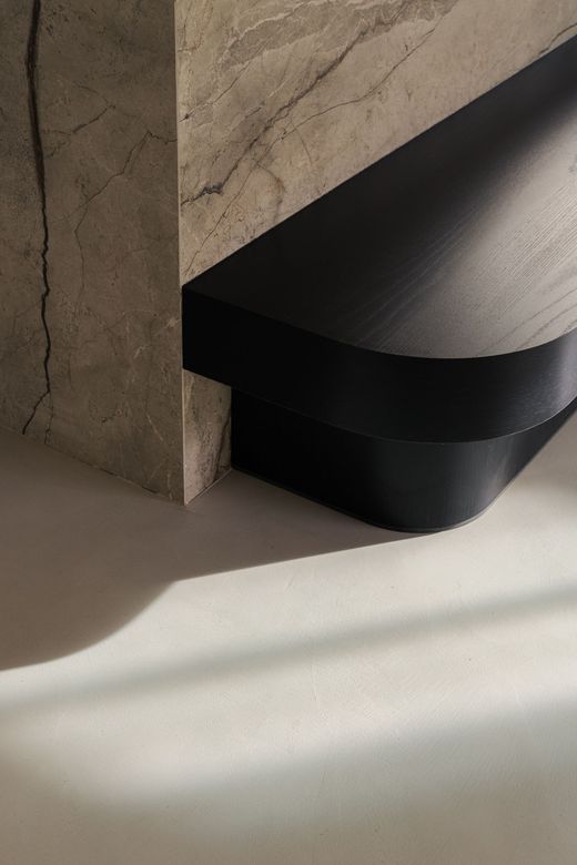 An artist 's impression of a white house with a brown roof