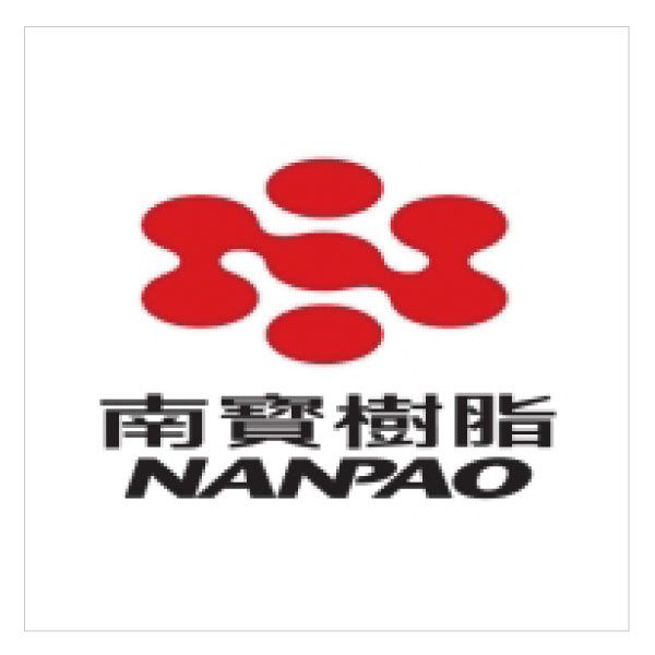 白色背景上的 nanpao 紅黑標誌