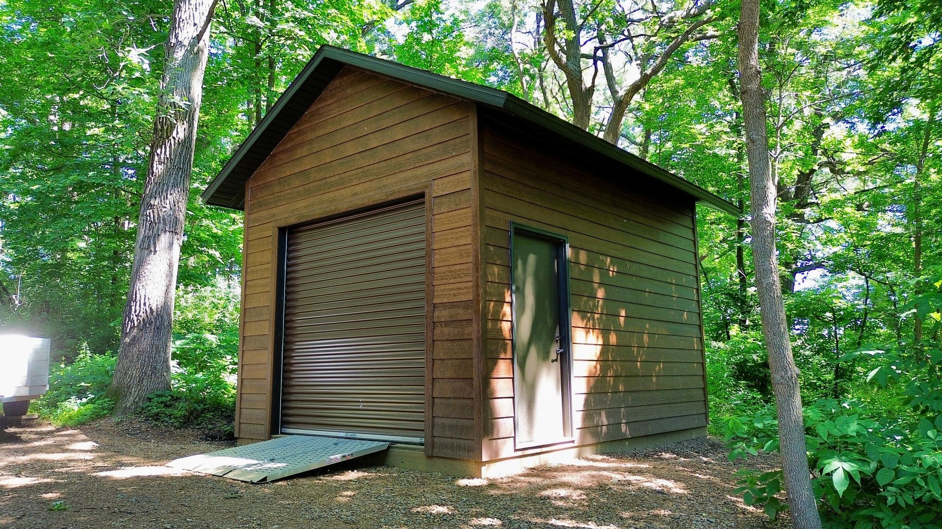 outdoor shed