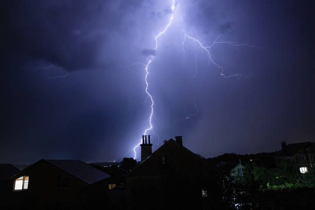 A Lightning Bolt is Striking a House | Crittenden, KY | TAG