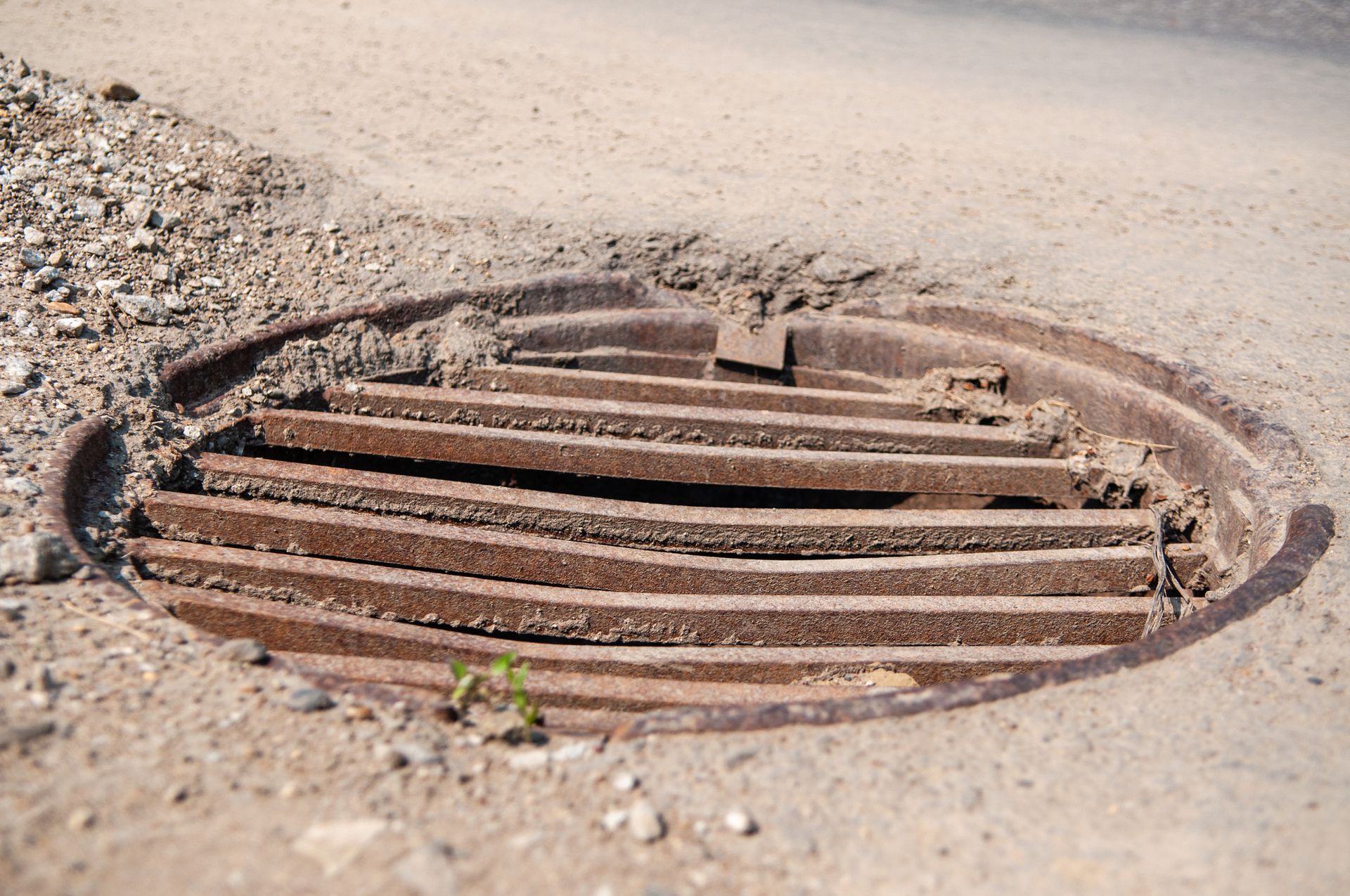 A Rusty Sinkhole Cover | Crittenden, KY | TAG