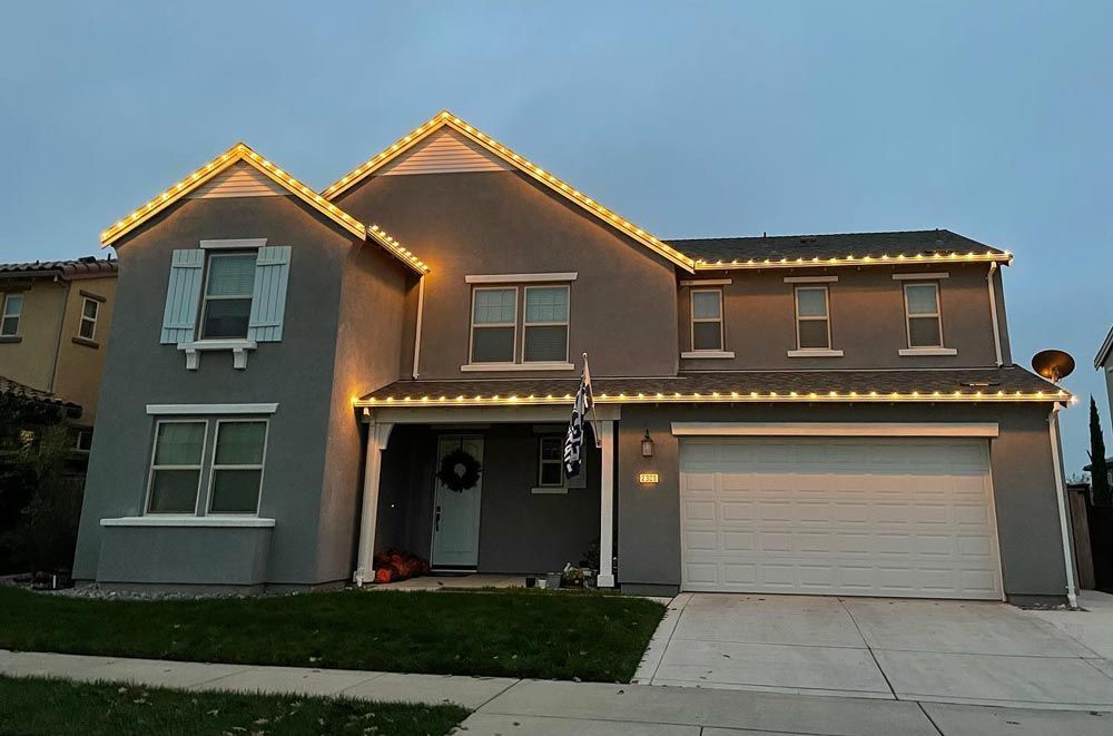 Holiday Light Installation in Ripon CA