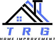 A logo for a company called trg home improvement